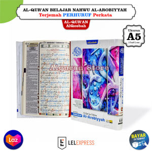 Al Quran Nahwu Alqosbah Al Arobiyyah Alquran Lengkap Tajwid Nahwu perkata Ukuran Sedang A5 Al-Quran Nahwu Al-Arobiyyah Terjemah Perhuruf Perkata Dengan Metode Warna Nahwu Rasm Usmani Standar Indonesia