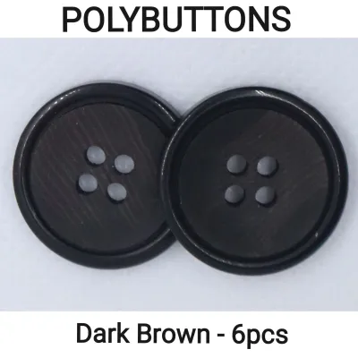 POLYBUTTONS Butang Baju Kot 2cm Coat Button