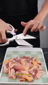 Kéo Cắt Gà SK5 Lưỡi Cánh To Không Gỉ Mạnh Mẽ - Kéo Thép Cao Cấp Cắt Xương Cắt Thịt Siêu Bền.KÉO CẮT GÀ BẢN TO