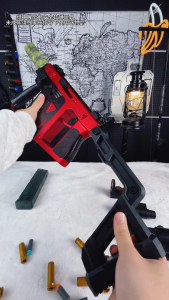 Súng Đồ Chơi Xốp Mềm Chiều 72cm – Mẫu Vector Auto Pin Sạc Có Vỏ Cell Mới Nhất