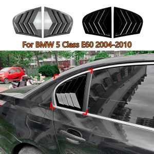 Pair Rear Side Window Louver Shutter Trim Cover For BMW 5 Series E60 2004-2010 E60 Louvers