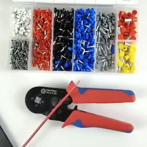 Crimping Pliers Kit Tubular Terminal HSC8 6-4A Plier Household Electrical Crimper Wire Ferrule Hand Tools