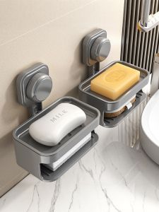 Hộp Đựng Xà Phòng Treo Tường Không Cần Đục Lỗ Giá Để Đồ Phòng Tắm Giá Thoát Nước Giá Đựng Xà Phòng Sang Trọng Giá Để Đồ Nhà Bếp