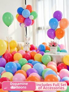 XUEDELE | Matte Decorative Balloons Colorful