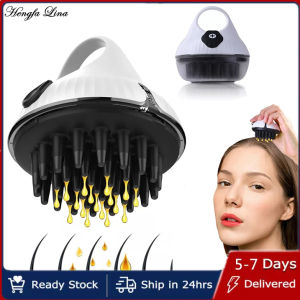 Hengfa Lina Scalp Applicator Comb Root Massage Scalp For Medicine Liquid Guiding Serum Oil Apply Hair Growth Pneumatic Pressing Washable