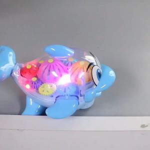 Mainan Anak Dolphin Berjalan Bump and Go Ada Suara Dan Lampu - Mainan Lumba-lumba Berjalan