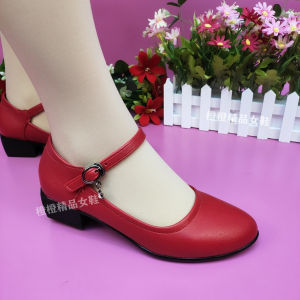 Giày Đế Thấp Bằng Da Thật Cho Phụ Nữ Giày Tập Khiêu Vũ Sạp Giữa Giày Đế Bằng Cho Mẹ Giày Đế Bằng Có Khóa Cài Giày Đế Bằng