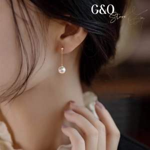 Bông tai Hạt Ngọc Trai Nhân Tạo Dáng Dài Duyên Dáng Thời Trang