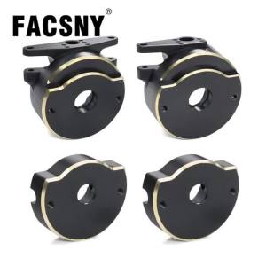 Nắp Ống Trục Sau Bằng Đồng Thau Phủ Đen H10 Kèm Tạ Dành Cho Xe RC Crawler 1/10 Vanquish H10 Optic LCG Phụ Tùng Nâng Cấp