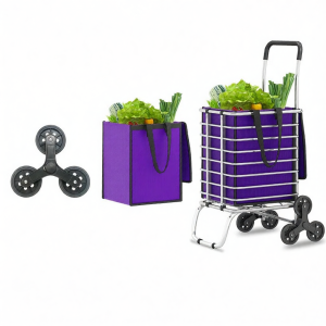 Portable Lightweight Shopping Trolley Stair Climbing