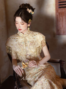 AISHINI | Engagement and Wedding Chinese Style Cheongsam Dress