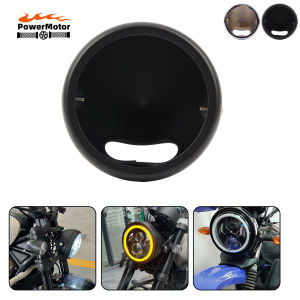 5.75 inch 7 inch LED Headlight Bucket for Harley Headlight Retro Cafe Racer HeadLamp Housing Cover Bracket Universal Accessories