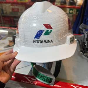 Safety Helm Pertamina MSA Vgard Fastrack SNI Lokal Original