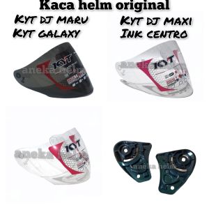 Flat Visor Original dan Kaca Helm Kyt DJ Maru, Kyt Galaxy, Kyt DJ Maxi PNP, Ink Centro