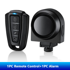 Hollarm Bicycle Vibration Alarm Wireless Motorcycle Alarm Anti-theft USB Rechargeable Remote Control Security System Waterproof