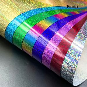 Glitter Hologram Heat Transfer Vinyl PET Iron-on Hot Press T-shirt Cut Film Shiny HTV DIY 50*20cm/30cm