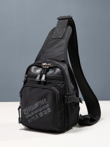 VOLUNTEER | Casual Oxford Cloth Crossbody Bag Lightweight Sports Mens Chest Bag Volunteer Brand Leisure Shoulder Bag For Youth