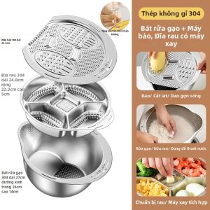 BOMANSI | Rổ Rửa Gạo Đa Năng
