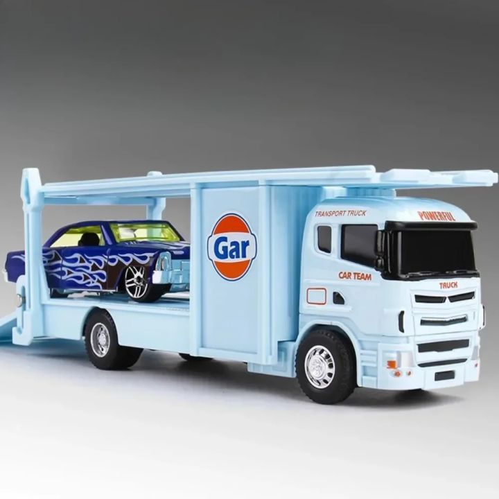 Mô Hình Xe Tải Container Kim Loại Tỷ Lệ 1:64, Đồ Chơi Xe Hơi Có Khớp ...