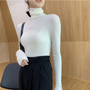 HUOLISI | Black High-neck Knitwear For Layering