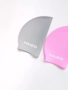Swimming Cap Silicone Waterproof Swim Hat Long Hair Pool Caps Diving Swimming Equipment Elastic Cap