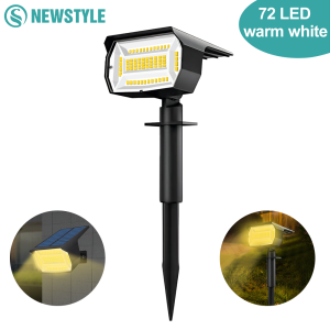 72/108 LEDs Solar Spot Lights: Your Ultimate Guide to Outdoor Waterproof Landscape Lighting