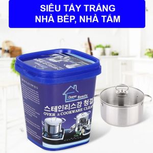 [2 HỘP] Bột Tẩy Xoong Nồi - Kem Tẩy Bếp Hàn Quốc - Bột Tẩy Rửa Đa Năng Làm Trắng Nồi Chảo Sàn Nhà TắmNhà Bếp DUHALI