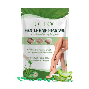 Eelhoe Aloe Vera Hair Removal Wax Beads Painless Skin Care Depilatory Safe Body Epilation Wax Hard Wax Beans Body Bead Wax For Hair Removal Aloe Veras Painless Wax Beads For Coarse Hair Removal Waxing Beads For Arms Legs