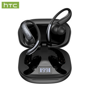 HTC | Tai Nghe Dịch Thuật AI HTC NE63 Tai Nghe Không Dây Bluetooth Mở Tai Với Màn Hình Hiển Thị Năng Lượng LED Âm Thanh HiFi Cuộc Gọi HD Dành Cho Người Lớn (nam/nữ)