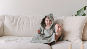 Mushie Bear Poncho Towel | Mushie Frigg Flagship Store