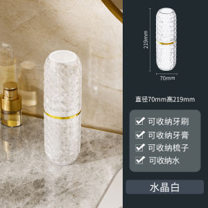 Portable Travel Toothbrush Storage Box Washing Cup Set Outdoors Essential Plastic Simple Style Bathroom Organizer by Baojiawang