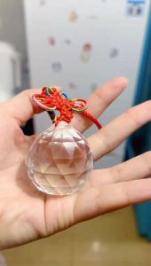 已开光 招财 Faceted Feng Shui Crystal Ball - Feng Shui Store - Feng Shui Mall - Sun Ray Light Catcher