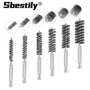 Wire Tube Cleaning Brush - Rust Cleaner Washing Polishing Tools for Automotive Manufacturing Processing Industry