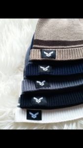 Tayma Peci Rajut Beani Hat Kupluk Premium Cotton Knitted Full Katun Nyaman Melar Fleksibel Putih
