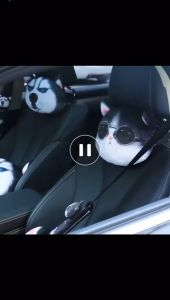 Tempat Tissue Mobil Model Binatang Lucu 3D / Car Tissue Box Bahan Plush