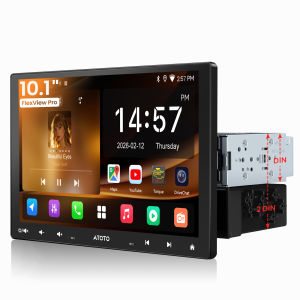 ATOTO A5L 10 inch Android Double DIN & Single DIN Adaptive Car Stereo Floating QLED Radio Wireless Carplay & Android Auto ChatGPT AI WiFi/BT/USB Tethering Support HDMI Out DSP