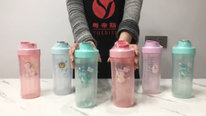 Unicorn Water Bottle For Kids 500ml Large Capacity Kawaii Tumbler Anti Fall And Leak Proof Water Bottle Cup For Girls Gift