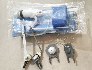 Bộ dùng cho bồn cầu gồm 3 sản phẩm là cấp nước WS03 tay gạt bồn cầu INOX cóc cho bồn cầu  do Việt Nam sản xuất.