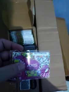 1PCS KARTU PERDANA AXIS AXIATA VIRAL SEGEL EXP COVER MARET 2027
