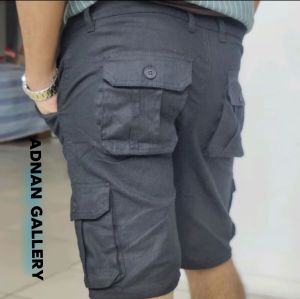 Mens Cargo 6Poket button Short Pant casual Premium Quality ready stock di Malaysia