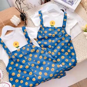 Sét yếm hoa hai chi tiết cho bé gái từ 10-22kg