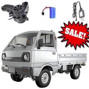 Xe tải WPL D12 size 1/10 điều khiển từ xa dẫn động cầu sau có điều tốc