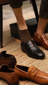 ARDEN TEAL Arrecifes Chestnut Penny Loafer