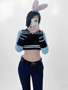 Disney Cosplay Rabbit Officer Judy Niki Fox Adult Couple Crazy Animal City Costume Womens Clothing Set Animation Cosplay Outfit