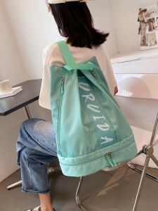 Swimming Fitness Bag Womens Travel Bag Waterproof Storage Bag Portable Toiletry Bag Sports Backpack Wet And Dry Separation