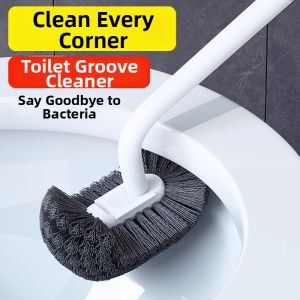 Soft Long Handle No-Dead-Corner Toilet Brush