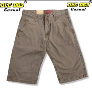 Celana Pendek Kanvas DLC 063 Casual / Celana Kanvas Pendek Pria Standar CSL dlc063 Trendi Terhits / Bahan Kanvas Badjatex Sulfur Tebal