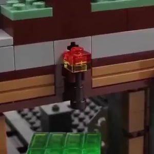 Village Building Block Toy Water House 3D Model Educational Toys For Kids