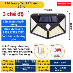 Đèn Ngoài Trời Cảm Biến Chuyển Động Sáng