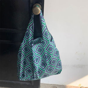 Grocery Bag Handbag Reusable Single-shoulder Bag Stylish Durable Foldable Shopping Bag for Daily Essentials